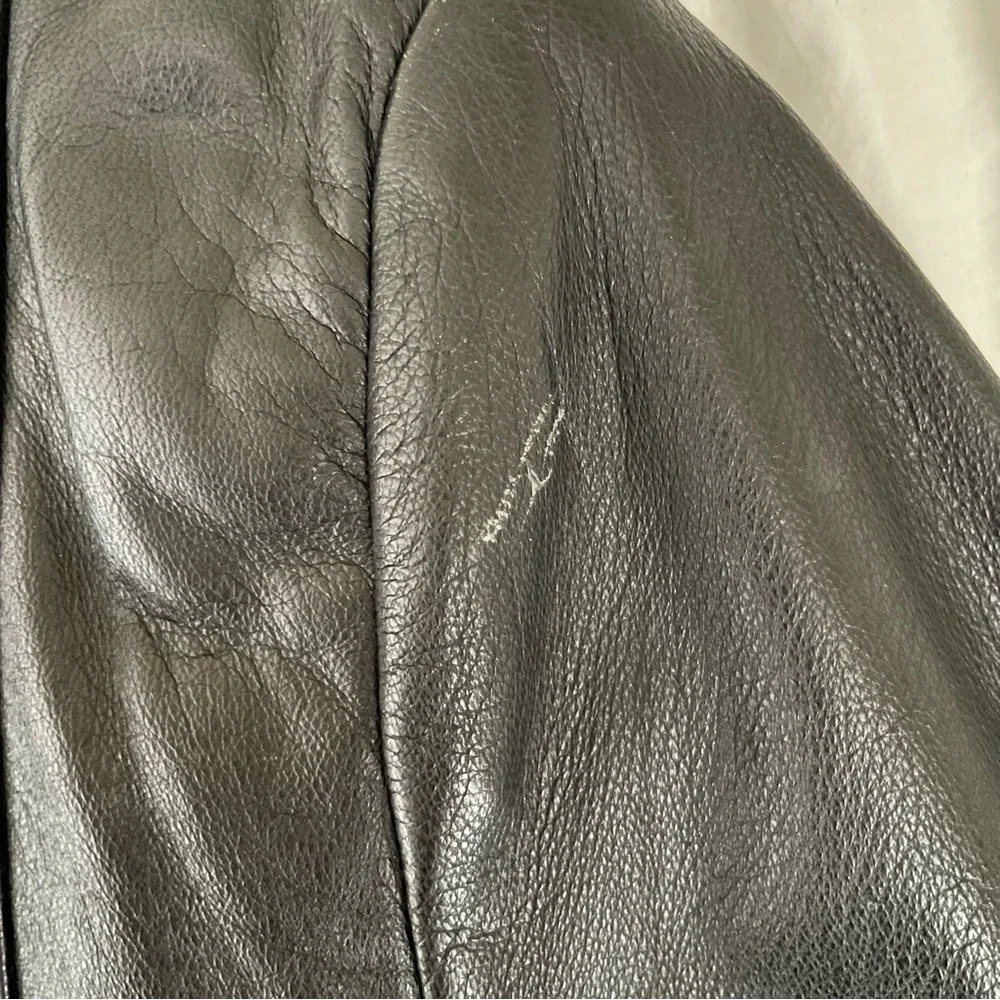 Wilson’s Leather Black Leather coat - Picture 6 of 8